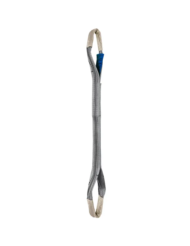 Elingue plate à boucles KRYPTON 4T/4M Gris P 4 4 - PMS Industrie