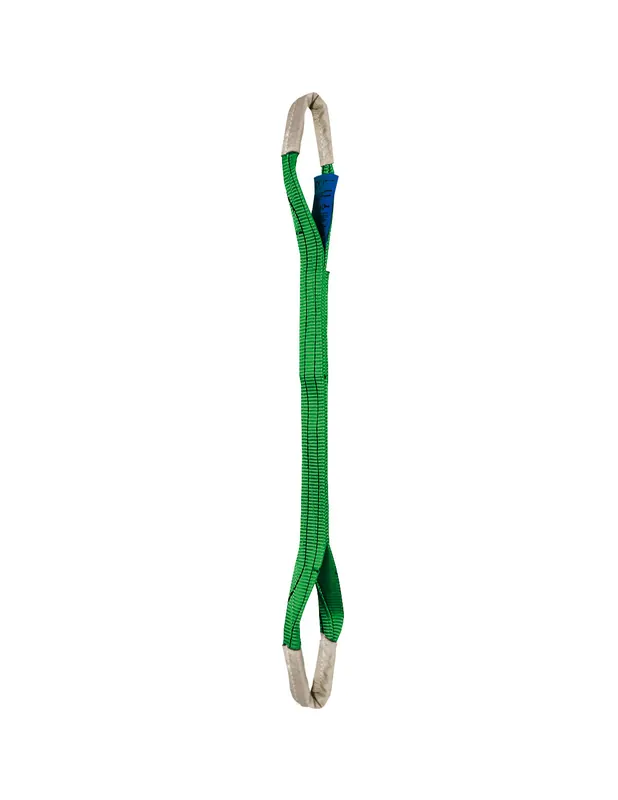 Elingue plate à boucles KRYPTON 2T/4M Vert P 2 3 - PMS Industrie