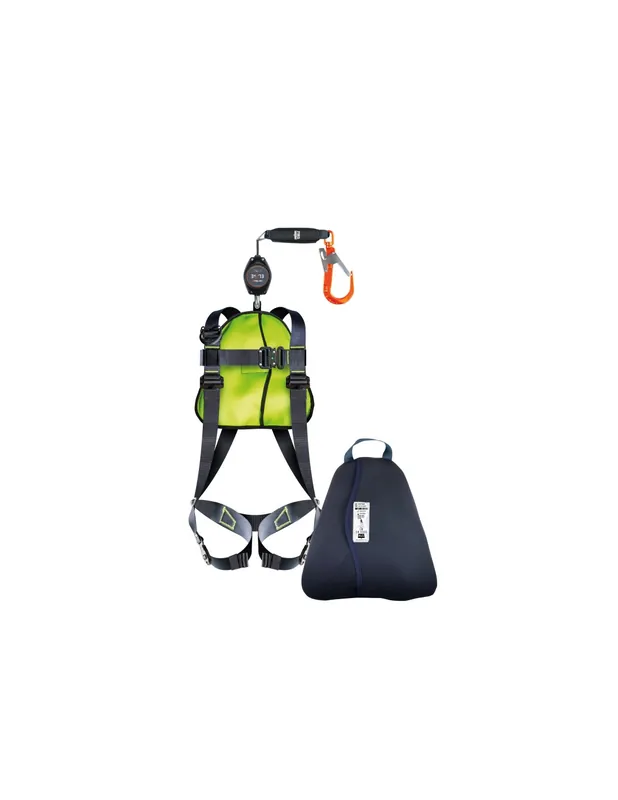 Harnais antichute + antichute à rappel automatique 2M KTP EVO 9 - Neofeu