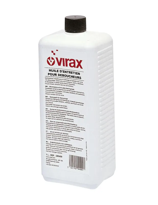 Huile d‘entretien pour déboucheur 290400 - Virax
