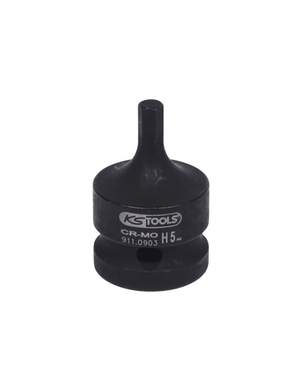 Douille tournevis à chocs 6 pans 1/2’’, 5 mm 911.0903 - KS Tools