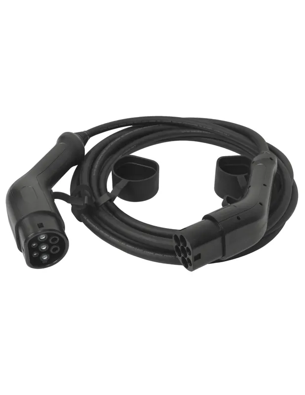 Cable de charge pour véhicule électrique EV T2/T2 - 32A 3ph 22kW 079694 - Gys