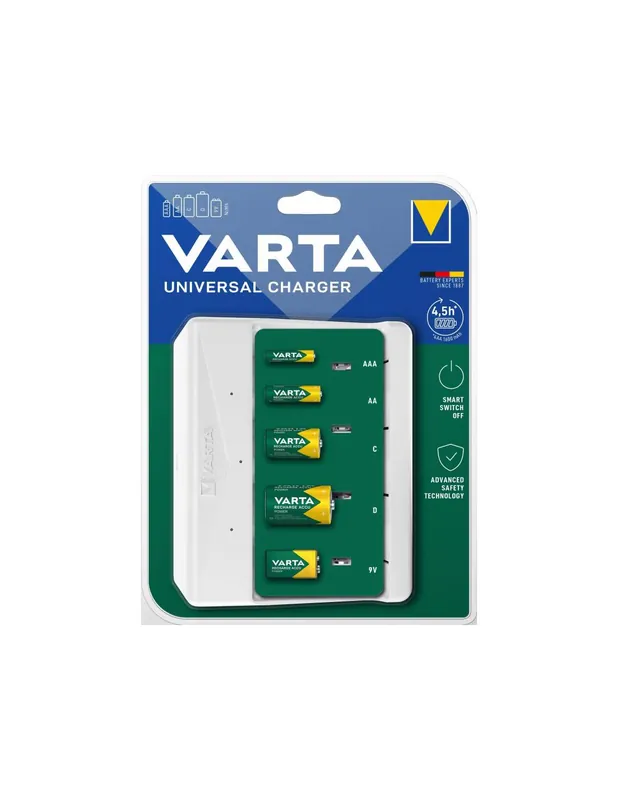 Chargeur Universel AA / AAA / C / D / 9V Varta