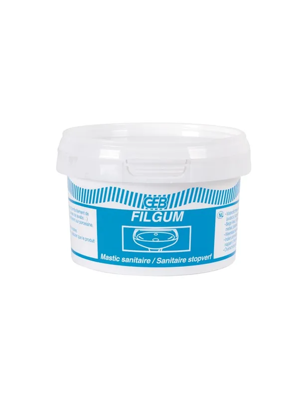 Mastic d’étanchéité des joints de bonde et d‘emboîtement de tuyaux Filgum (pot 200 g) 104012 - GEB