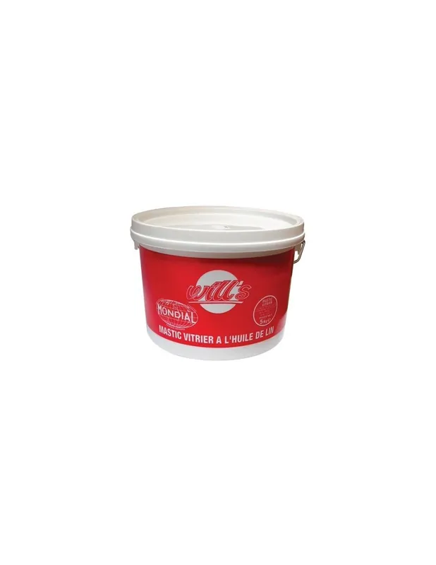 Mastic de vitrier à l‘huile de lin (5 kg) Mondial Will‘s