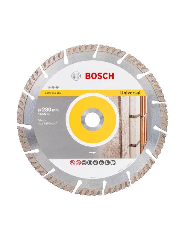 Disque à tronçonner diamantés 230x22,3x2,6 Universal 2608615065 - Bosch