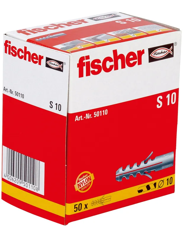 Cheville à expansion S 10 (x 50) 050110 - Fischer
