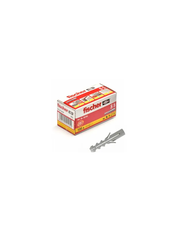 Cheville à expansion S 5 (x 100) 050105 - Fischer
