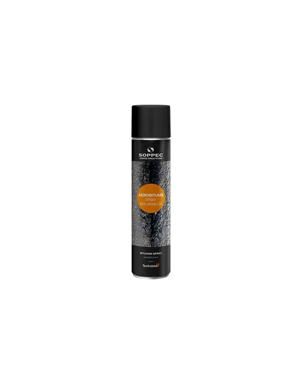 Spray bitumeux en aérosol Noir AEROBITUME (600 ml) 143003 - Soppec