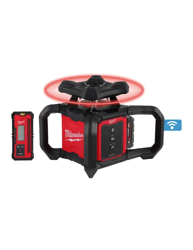 Laser rotatif rouge horizontal 600 M 18V 2Ah M18 RLOH600-201C One Key 4933493191 - Milwaukee