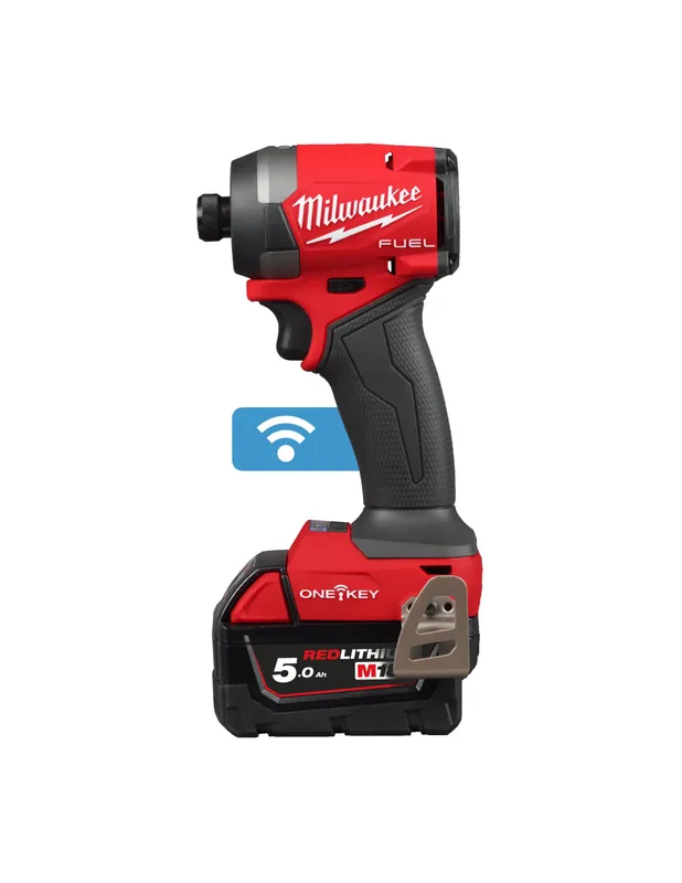 Visseuse à chocs ¼ HEX 18V 5Ah M18 ONEID3-502X One Key 4933492804 - Milwaukee