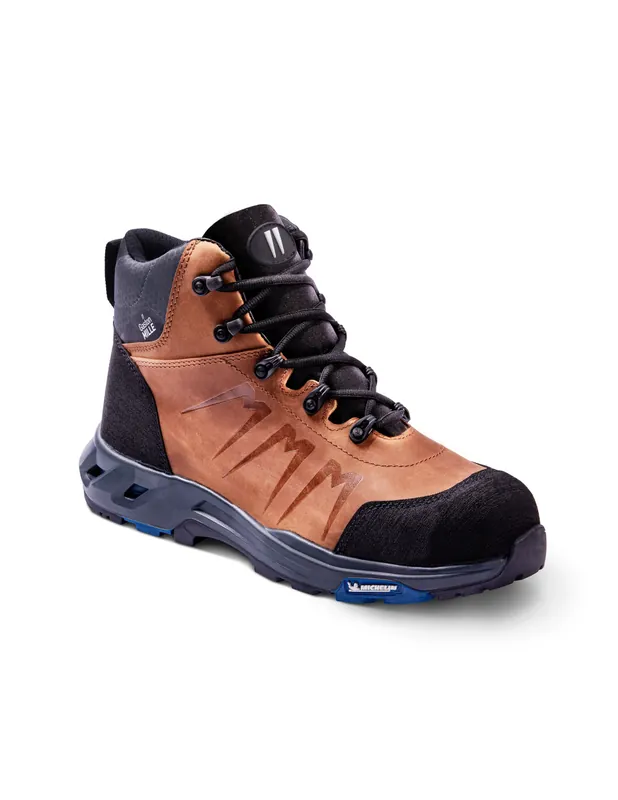 Chaussures de sécurité TOP ADDICT BROWN S3 HRO SRC HI CI ADHM3 - Gaston MILLE
