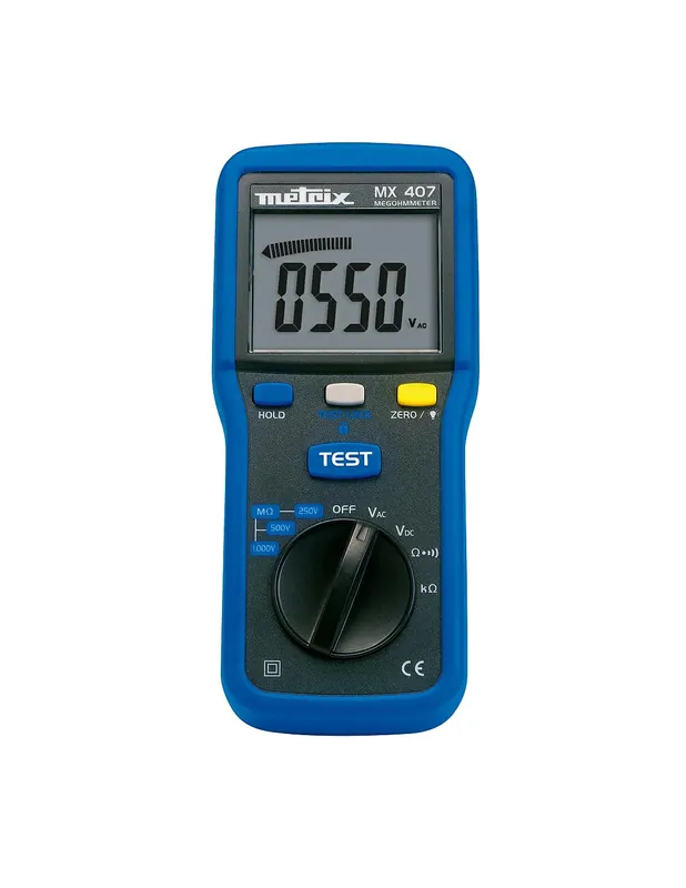 Controleur d‘isolement multimètre 1000V MX 407 MX0407 - Metrix