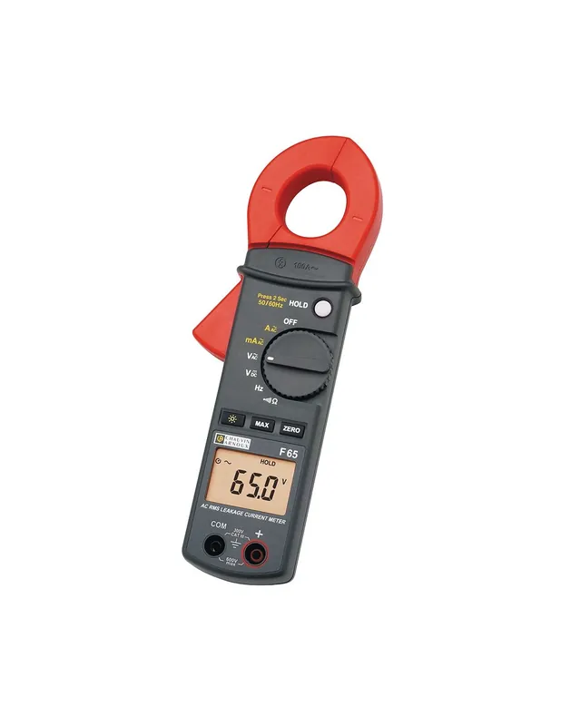 Pince multimètre pour courant de fuite 600 A RMS AC F65 P01120761 - Chauvin Arnoux