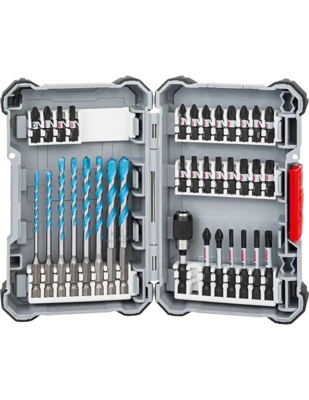 Coffret d‘embouts de vissage IMPACT et de forets multiconstruction (35 pièces) 2608577147 - Bosch