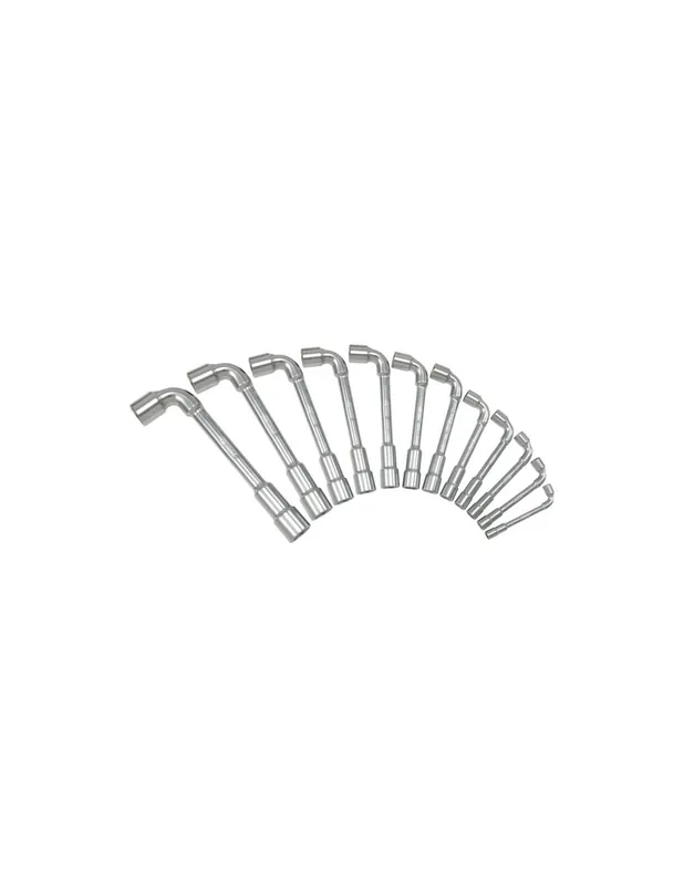 Jeu de 12 clés à pipe débouchées métriques 6 pans 7 à 24 mm 517.0442 - KS Tools