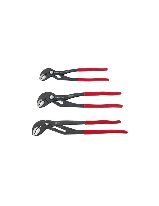 Jeu de 3 pinces multiprises à verrouillage 10‘‘ - 12‘‘ - 16‘‘ 115.8531 - KS Tools