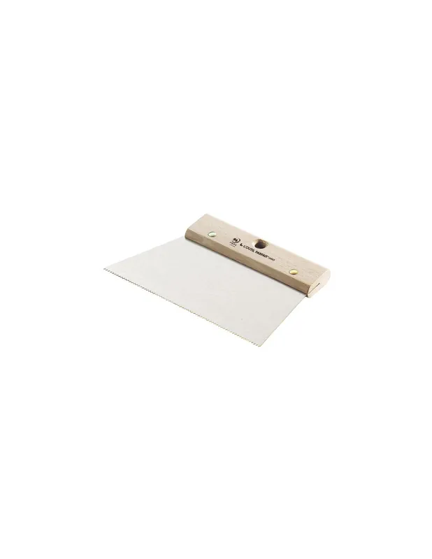 Couteau à colle Rectangle 20 cm Denture Fine 4 x 2.5 x 1 mm 560320 - L‘outil Parfait