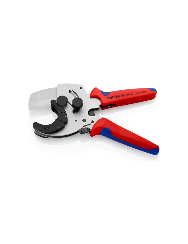 Coupe-tube pour tubes multicouche et en plastique 90 25 40 - Knipex