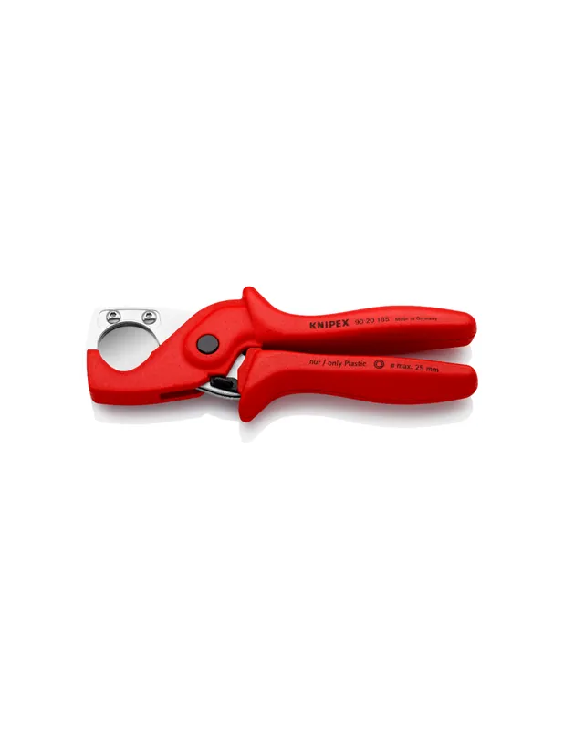 Coupe-tube pour tubes en plastique et tuyaux PlastiCut 90 20 185 - Knipex