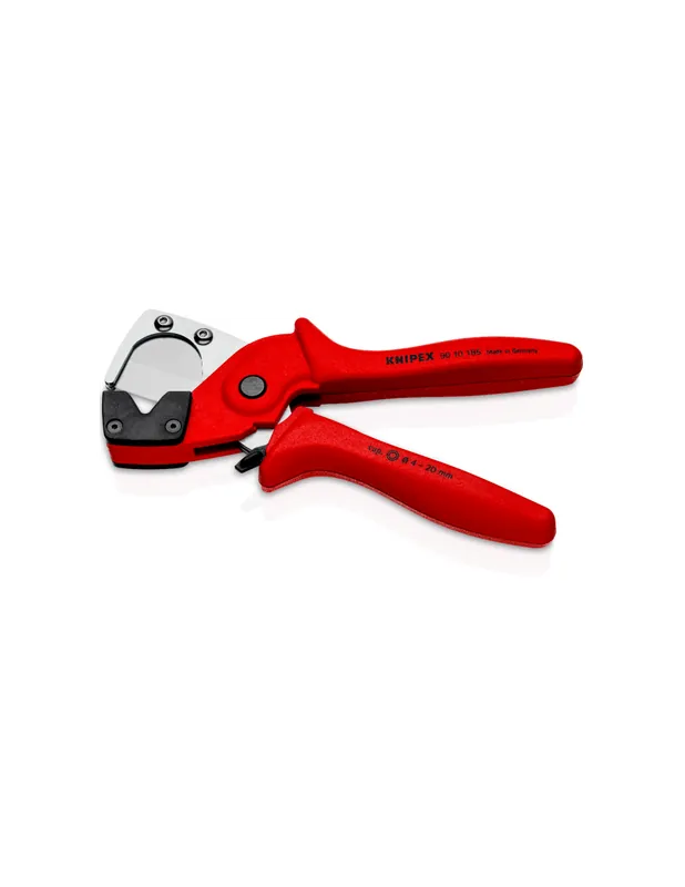 Coupe-tube pour tuyaux multicouche et pneumatiques 90 10 185 - Knipex