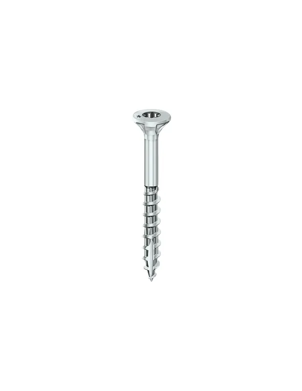 Vis bois 5x70 tête fraisée Etoile acier zingué filetage partiel (Bte de 200) Rocket