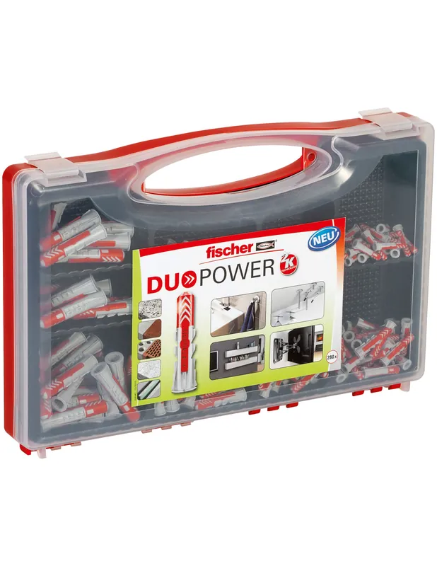 Coffret 280 Chevilles DuoPower Red-Box 535973 - Fischer