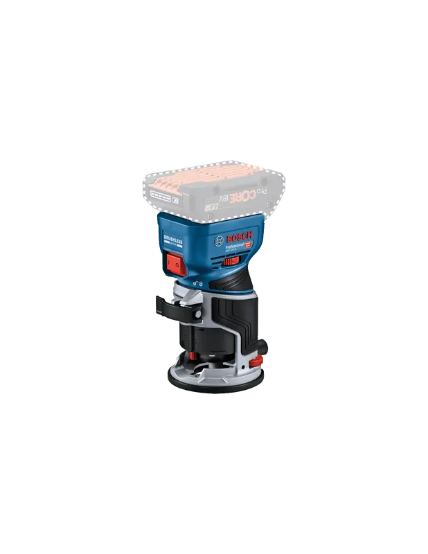 Affleureuse 18V GKF 18V-8 + TE 600 Solo L-BOXX (machine seule) 06016C2003 - Bosch