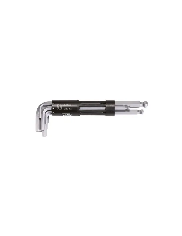 Jeu de 8 clés mâles 6 pans à tête sphérique longues 2 à 10 mm 151.2100 - KS Tools