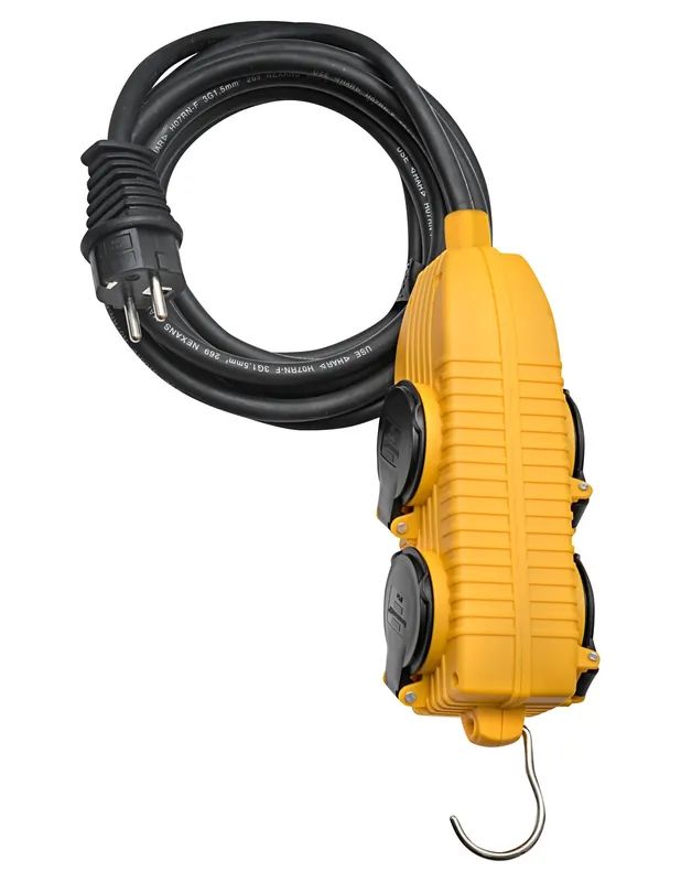 Rallonge électrique avec Powerblock IP44 10m H07RN-F 3G1,5 1151721 - Brennenstuhl