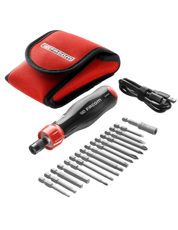 Tournevis à assitance électrique E-PROTWIST en pochette (16 pièces) ATPA4V.J16PB - Facom