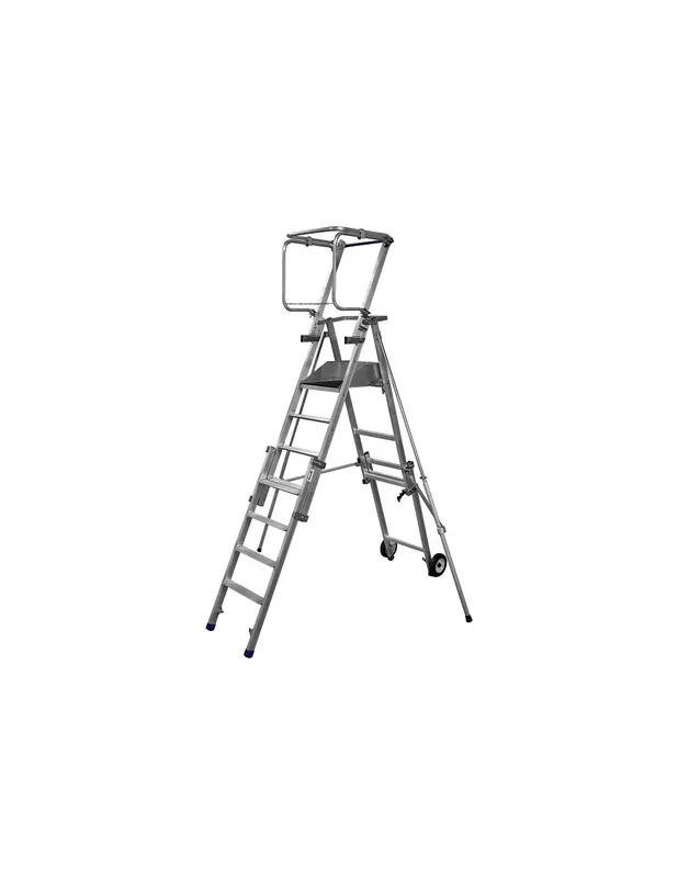 Plate-Forme individuelle pliable 4 à 7 marches 3.79M TANDEM 7 PLIANT 18.176 - Duarib