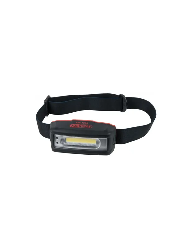 Lampe frontale LEDs avec système main libre 220 lumens 550.1236 - KS Tools