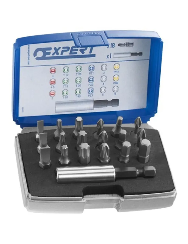Coffret d‘embouts 1/4" (19 pièces) E113901 - Expert by facom