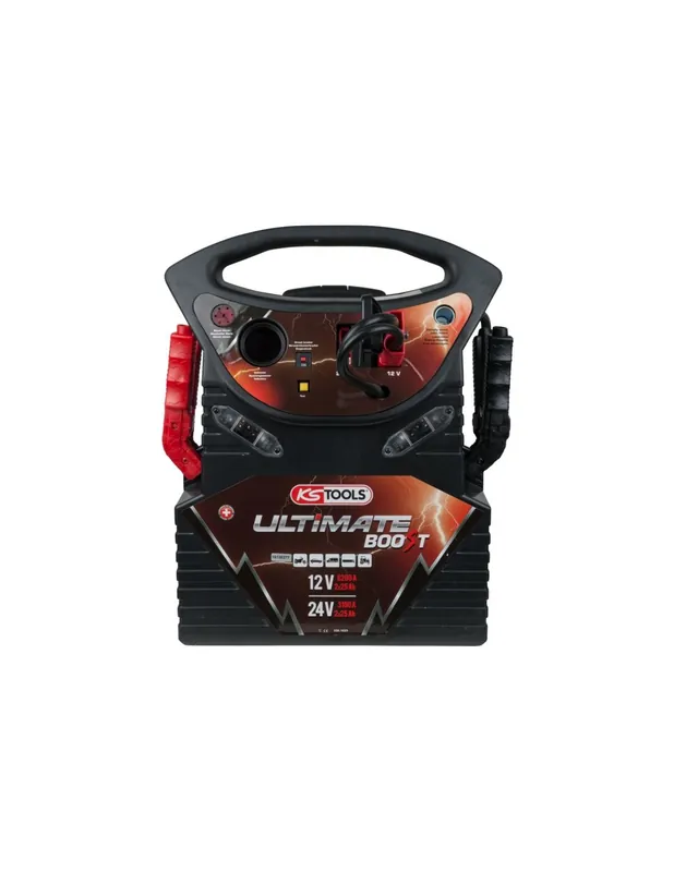 Booster à batterie 12V/24V PL à trolley 6200A/3100A 550.1825 - KS Tools
