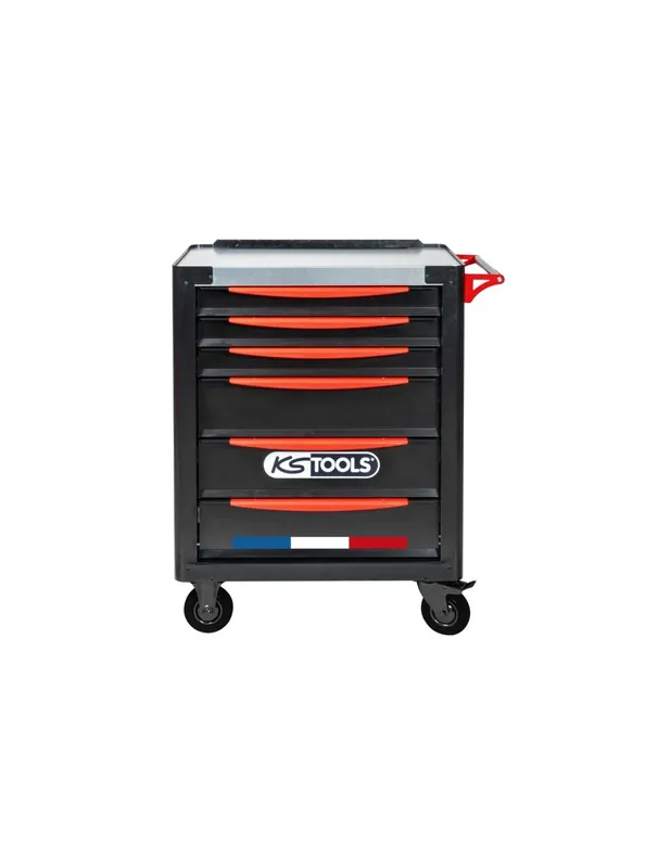 Servante d‘atelier 6 tiroirs équipée de 264 outils 824.6134F - KS Tools