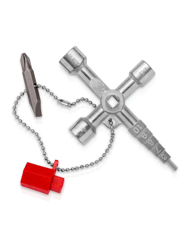 Clé pour armoires de commande Profi-Key 00 11 04 - Knipex