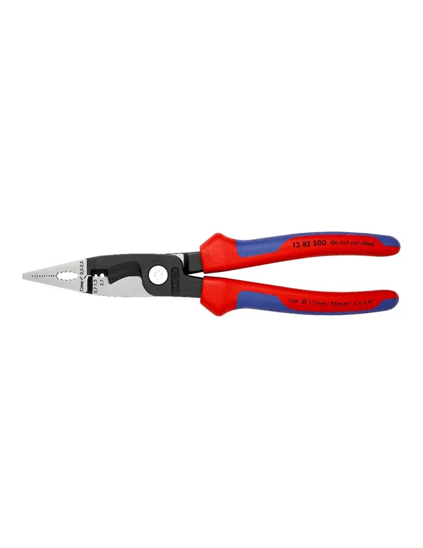 Pince multifonction pour installations électriques 13 82 200 - Knipex