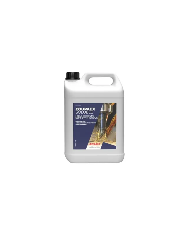 Huile de coupe semi-synthetique COUPAEX SOLUBLE (5 litres)