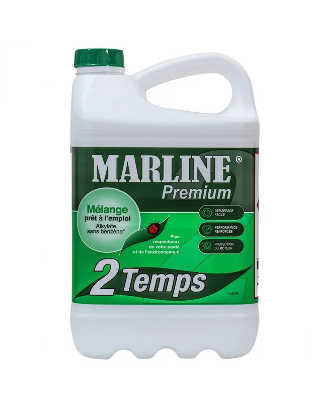 Mélange Alkylate pour moteurs 2 Temps MARLINE Premium (5 litres) PREM2T858 - Marline