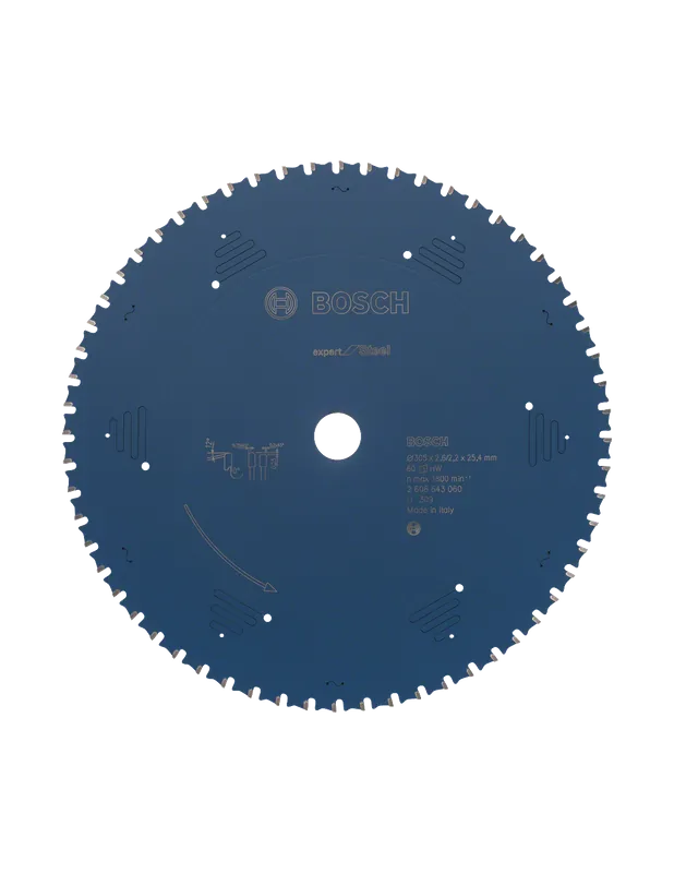 Lame de scie circulaire 305x25,4x2,6 mm 60 dents Expert for Steel 2608643060 - Bosch