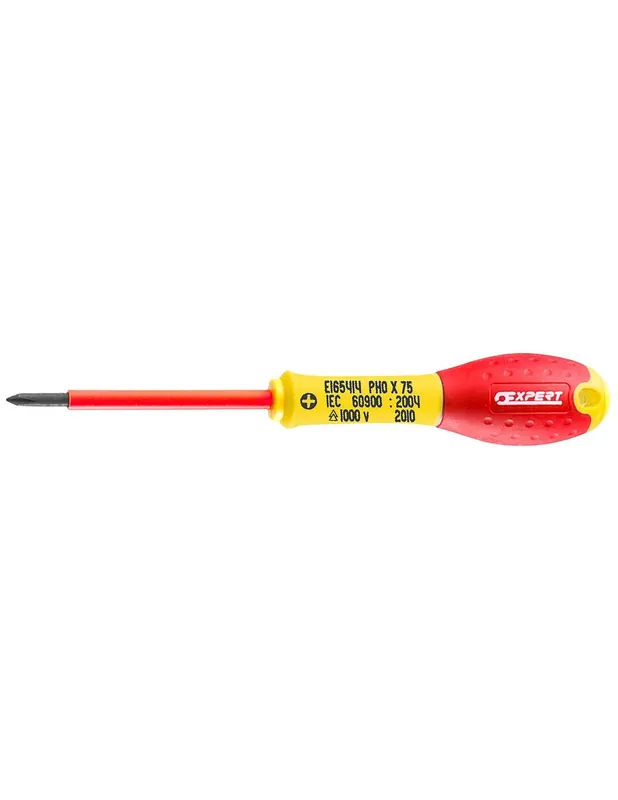 Tournevis PH 1x100 mm isolé 1000 volts pour vis Phillips E165415 - Expert by Facom