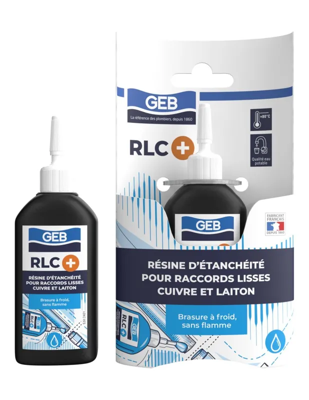 Raccordement sans soudure cuivre laiton RLC+ (30 ml) 814655 - GEB