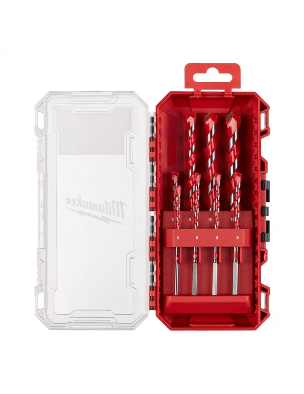 Coffret de 8 Forets béton ø4 à 12mm 4932493881 - Milwaukee