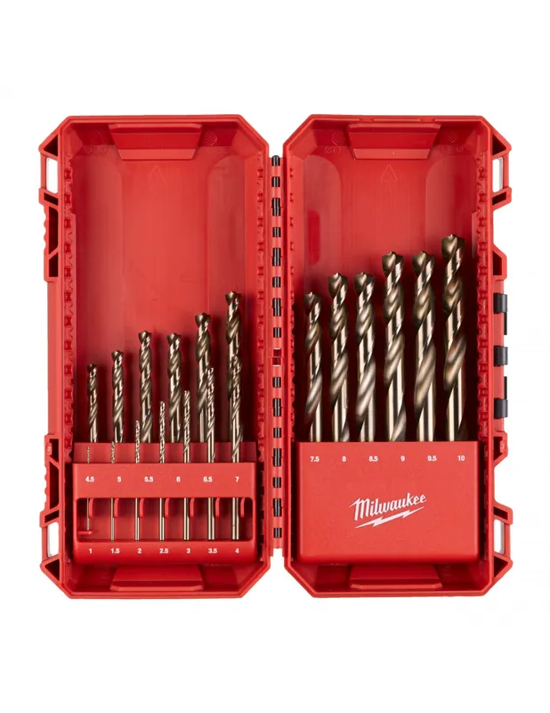 Coffret de 19 forets métaux Inox HSS-G Cobalt 4932493867 - Milwaukee
