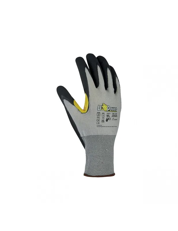 Gants de travail anti-coupure Jaune/Gris KAI UG00011 - U-Power