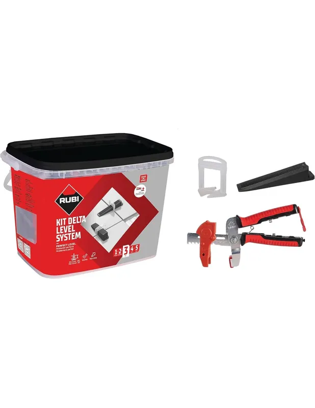 Kit système de nivellement 2 mm DELTA V4 03958 - Rubi