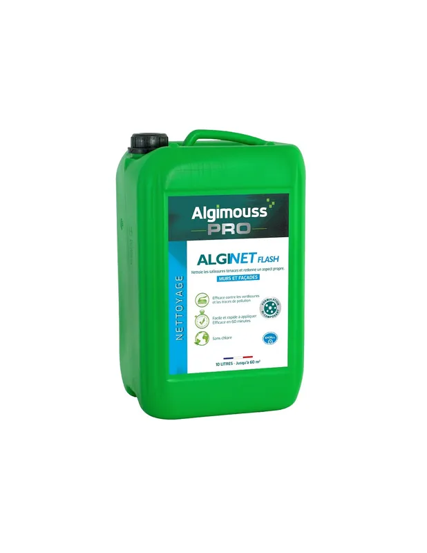 Nettoyant façade avec activateur ALGINET FLASH (Bidon 10 litres) 097001 - Algimouss