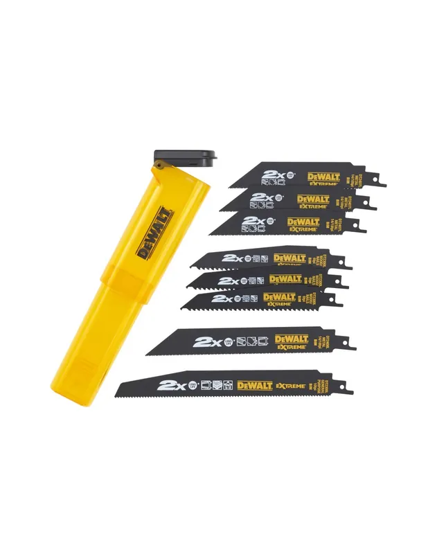 Coffret de 8 lames pour scie sabre DT2443L-QZ - Dewalt