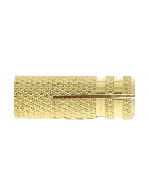 Cheville laiton femelle M8x28 pour charges légères (x100) 062460 - Spit